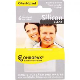 OHROPAX Silicon Clear 6 St.