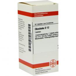 Ein aktuelles Angebot für OKOUBAKA D 12 Tabletten 80 St Tabletten Naturheilmittel - jetzt kaufen, Marke DHU-Arzneimittel GmbH & Co. KG.