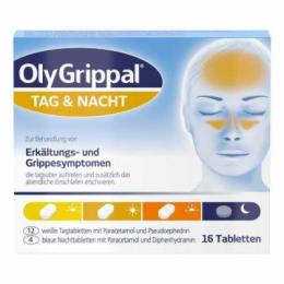 OLYGRIPPAL Tag & Nacht 500 mg/60 mg Tabletten 16 St