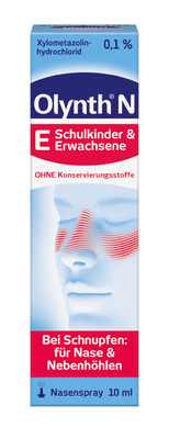 OLYNTH 0,1% N Schnupfen Dosierspray ohne Konserv. 10 ml