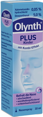 OLYNTH Plus 0,05%/5% für Kinder Nasenspray o.K. 10 ml