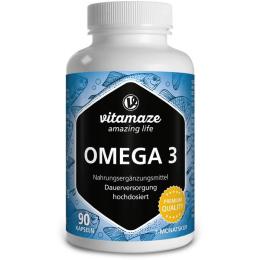 OMEGA-3 1000 mg EPA 400/DHA 300 hochdosiert Kaps. 90 St. (121,32 g)