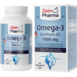 OMEGA-3 1000 mg Seefischöl Softgel-Kapseln hochdo. 140 St. (178 g)