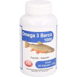 OMEGA-3 BERCO 1000 mg Kapseln 60 St. (84 g)