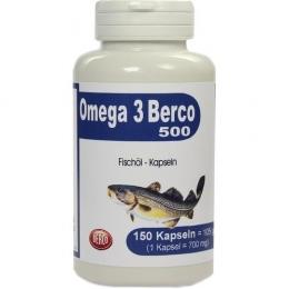 OMEGA-3 BERCO 500 Kapseln 150 St. (105 g)