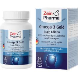 OMEGA-3 GOLD Gehirn DHA 500mg/EPA 100mg Softgelkap 30 St.
