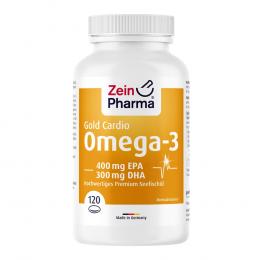 OMEGA-3 Gold Herz DHA 300mg/EPA 400mg Softgelkaps. 120 St Weichkapseln