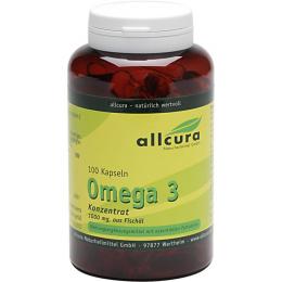 OMEGA-3 KONZENTRAT aus Fischöl 1000 mg Kapseln 100 St. (138 g)
