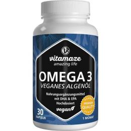 OMEGA-3 VEGAN Algenöl hochdosiert Kapseln 30 St. (42 g)