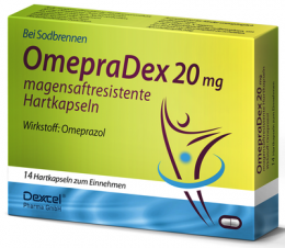 OMEPRADEX 20 mg magensaftresistente Hartkapseln 14 St