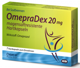 OMEPRADEX 20 mg magensaftresistente Hartkapseln 7 St