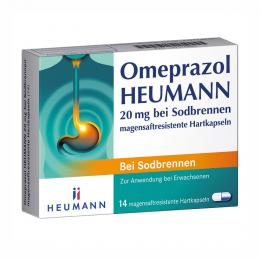 Ein aktuelles Angebot für Omeprazol Heumann 20 mg 14 St Magensaftresistente Hartkapseln Sodbrennen - jetzt kaufen, Marke HEUMANN PHARMA GmbH & Co. Generica KG.