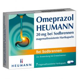 Omeprazol Heumann 20 mg 7 St Magensaftresistente Hartkapseln