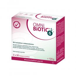OMNi-BiOTiC 6 Granulatbeutel für die gesunde Darmflora 2 X 60 g Pulver