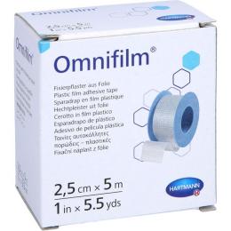 OMNIFILM Fixierpflaster Folie 2,5 cmx5 m 1 St.