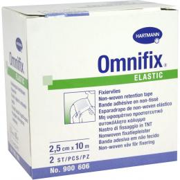 OMNIFIX elastic 2,5 cmx10 m Rolle 2 St Pflaster