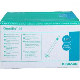 OMNIFIX Heparinspr.1 ml 10.000 I.E. latexfrei 100 ml