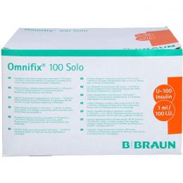 OMNIFIX Insulinspr.1 ml U100 100 St.