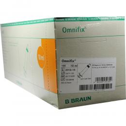 OMNIFIX Solo Spr.10 ml Luer Lock latexfrei 100 X 10 ml Spritzen