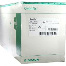 OMNIFIX Solo Spr.20 ml Luer Lock latexfrei 100 X 20 ml Spritzen