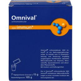 OMNIVAL orthomolekul.2OH immun 7 TP Granulat 7 St. (105 g)