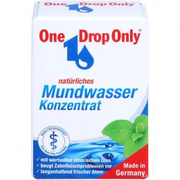 ONE DROP Only natürl.Mundwasser Konzentrat 10 ml