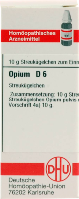 OPIUM D 6 Globuli 10 g