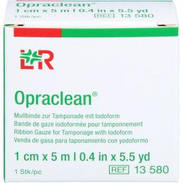 OPRACLEAN Mullbinde z.Tampon.m.Jodoform 1 cmx5 m 1 St.