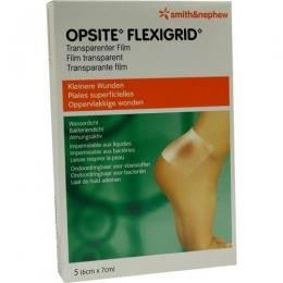 OPSITE Flexigrid transp.Wundverb.6x7 cm steril 5 St.