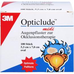 OPTICLUDE midi 5,3x7 cm 1538/100 100 St.