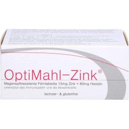 OPTIMAHL Zink 15 mg Tabletten 50 St. (21,5 g)