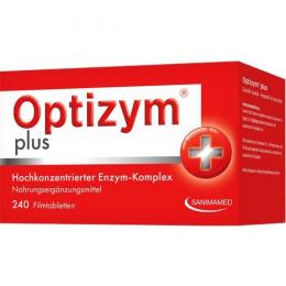 OPTIZYM hochkonzentrierter Enzym-Komplex Filmtabl. 240 St. (124 g)