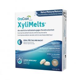 ORACOAT XyliMelts Hafttabletten ohne Minze 40 St Tabletten