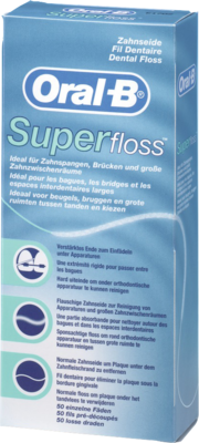 ORAL B Zahnseide Superfloss 1 St