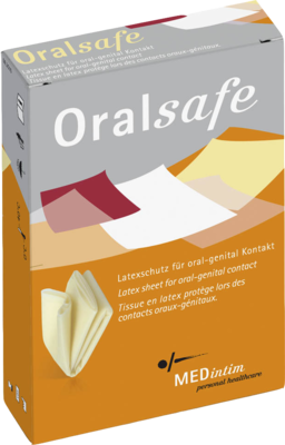 ORAL SAFE Latexschutztuch Vanille 8 St