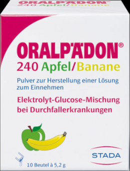 ORALPÄDON 240 Apfel Banane Pulver 10 St