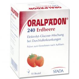 Oralpädon 240 Erdbeere Beutel 10 St Pulver