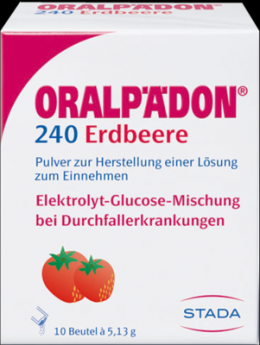 ORALPÄDON 240 Erdbeere Btl. Pulver 10 St