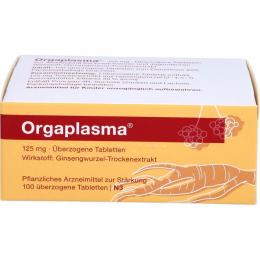 ORGAPLASMA überzogene Tabletten 100 St.