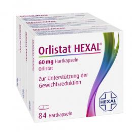 ORLISTAT HEXAL 60 mg Hartkapseln 3 X 84 St Hartkapseln
