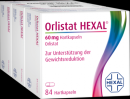 ORLISTAT HEXAL 60 mg Hartkapseln 3X84 St