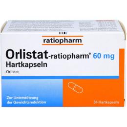 ORLISTAT-ratiopharm 60 mg Hartkapseln 84 St.