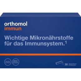 ORTHOMOL Immun Direktgranulat Himbeer/Menthol 30 St.