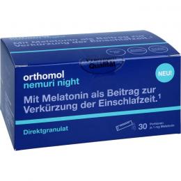 ORTHOMOL nemuri night Direktgranulat 30 St.