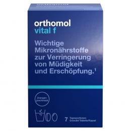 Ein aktuelles Angebot für ORTHOMOL Vital F Granulat/Kap./Tabl.Kombip.7 Tage 1 P Kombipackung  - jetzt kaufen, Marke Orthomol Pharmazeutische Vertriebs GmbH.