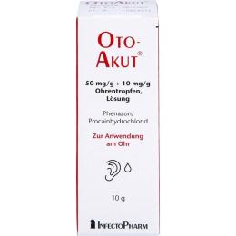 OTOAKUT 50 mg/g + 10 mg/g Ohrentropfen Lösung 10 g