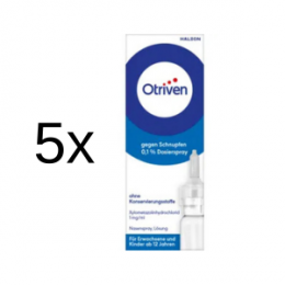 OTRIVEN 0,1% Dosierspray o.Konservierungsstoffe 5 x 10 ml