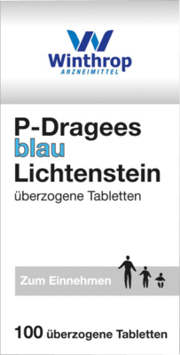 P DRAGEES blau 100 St