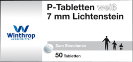 P TABLETTEN wei 7 mm Teilk. 50 St