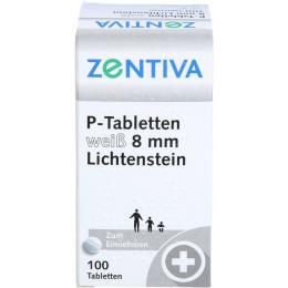 P TABLETTEN weiß 8 mm 100 St.